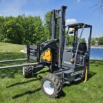 Loadmac 855 4-Way Truck Mounted Forklift. The Loamac Forklift represents their flagship model that is challenging the dominance of Moffett Forklifts