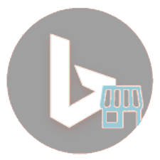 Bing Places logo on a gray background, relevant to Loadmac Truck Mounted Forklifts product listings and online visibility.