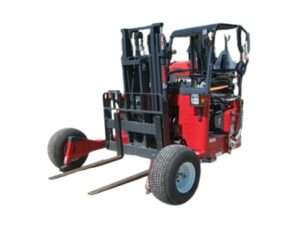 Moffett M4 45.3P Truck Mounted Forklift compared to the Loadmac 255 Ultra, the top choice in truck mounted forklifts.