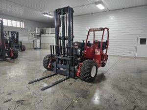 2009 Manitou TMV55H Truck Mounted Piggyback Forklift For Sale